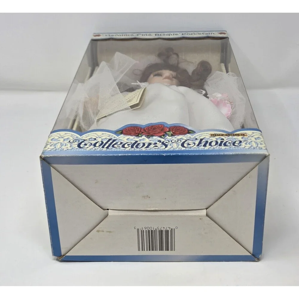Collector's Choice Bisque Porcelain Bride Doll NIB COA Limited‎ Edition 1990s